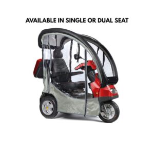 Afiscooter S3 Dual-Seat Fully-Enclosed All-Terrain 3-Wheel
