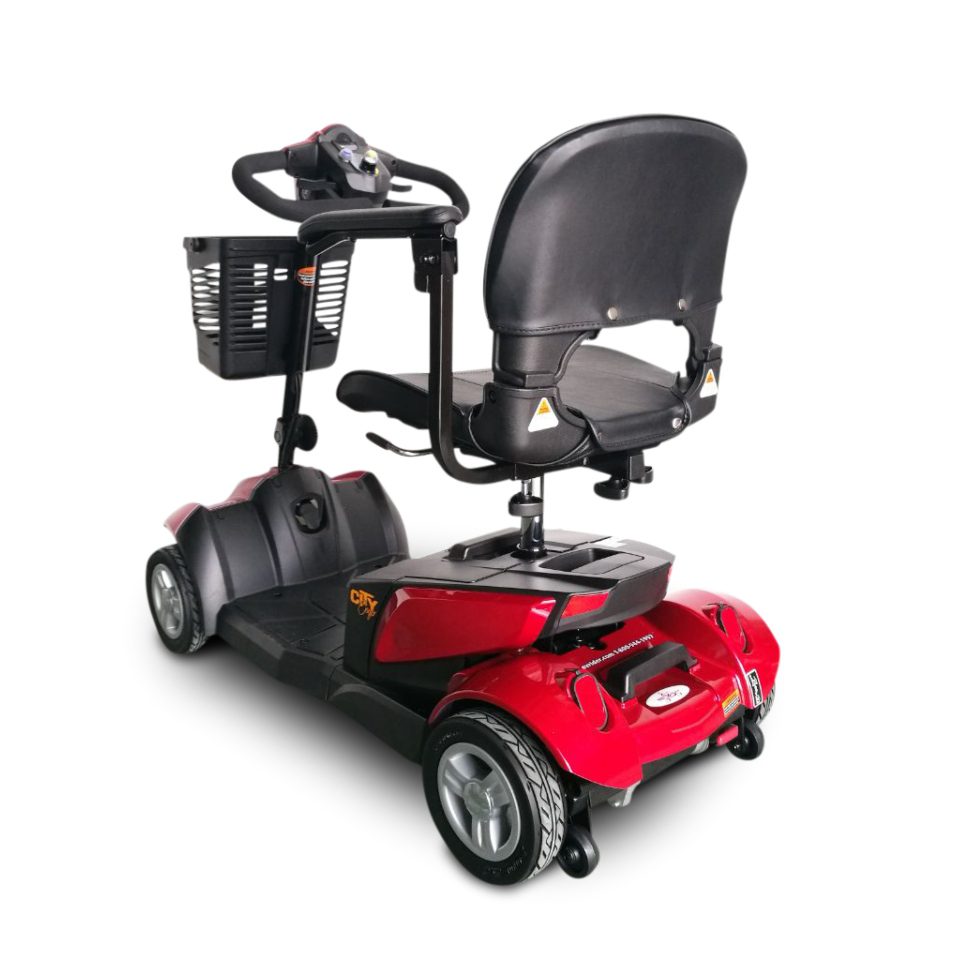 EV Rider CityCruzer Red Back View