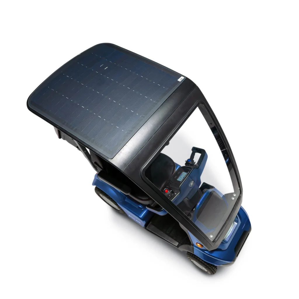 Go further with solar energy! The Afiscooter S4 Solar combines sustainability with top-tier performance.
