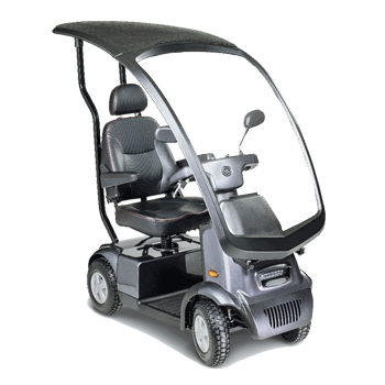 Enclosed mobility scooter